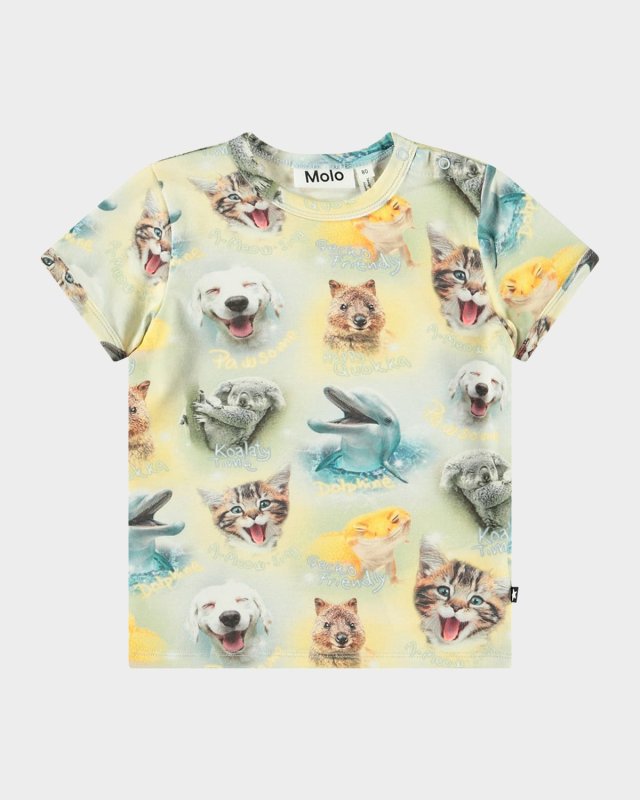 Boy's Easy Animal Graphic T-Shirt, Size 6M-